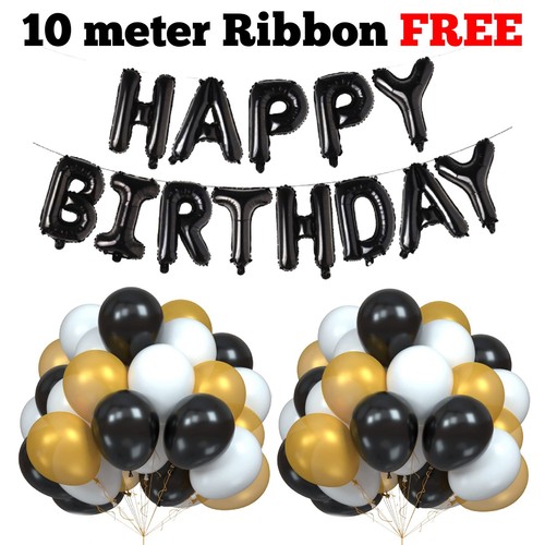 16'' Happy Birthday Foil Balloons Bunting Banners Letters Self Inflating PartyUK - Picture 8 of 121