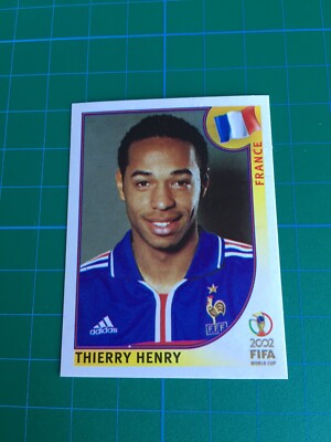 Autocollant Panini Thierry Henry – Route Vers La Coupe Du Monde 2002 (Corée/Japon)