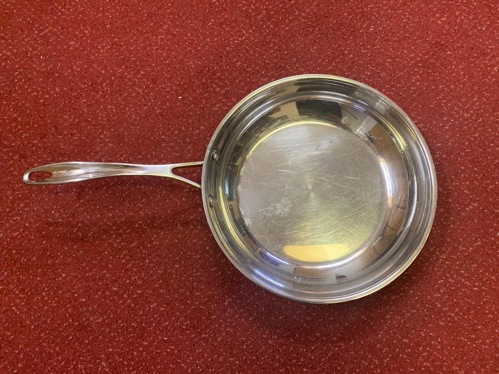 Hoffritz Platinum Skillet 10” Stainless Steel Frying Pan eBay