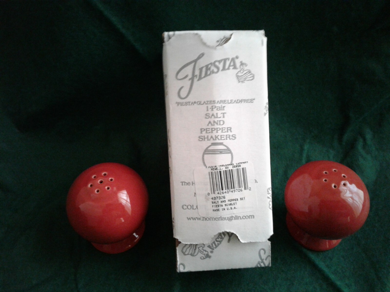 New Fiestaware Christmas LotPlate/ App Plate/Bowl/Mug/S&P/Tablecloth