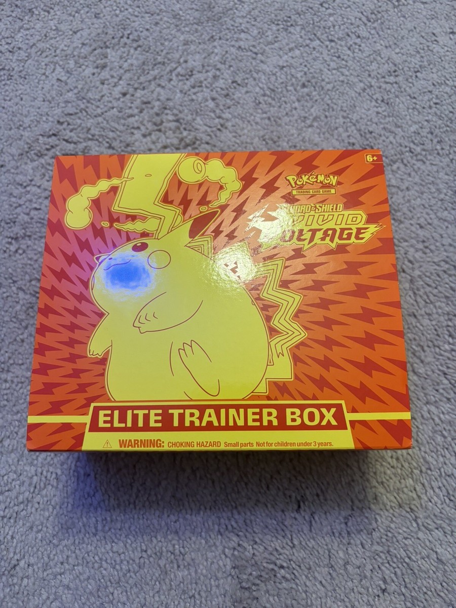 Pokemon EMPTY Elite Trainer Box Vivid Voltage Pikachu + Dividers ETB W/ Bulk