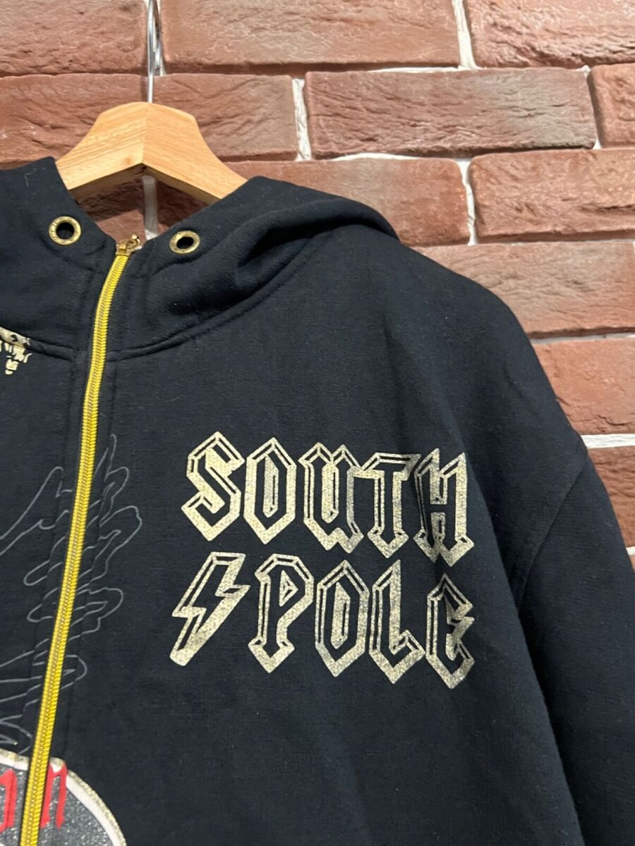 Vintage Archival Southpole drip zip Hoodie Metal Thunder XXL Vintage Archival Southpole drip zip Hoodie Metal Thunder XXL