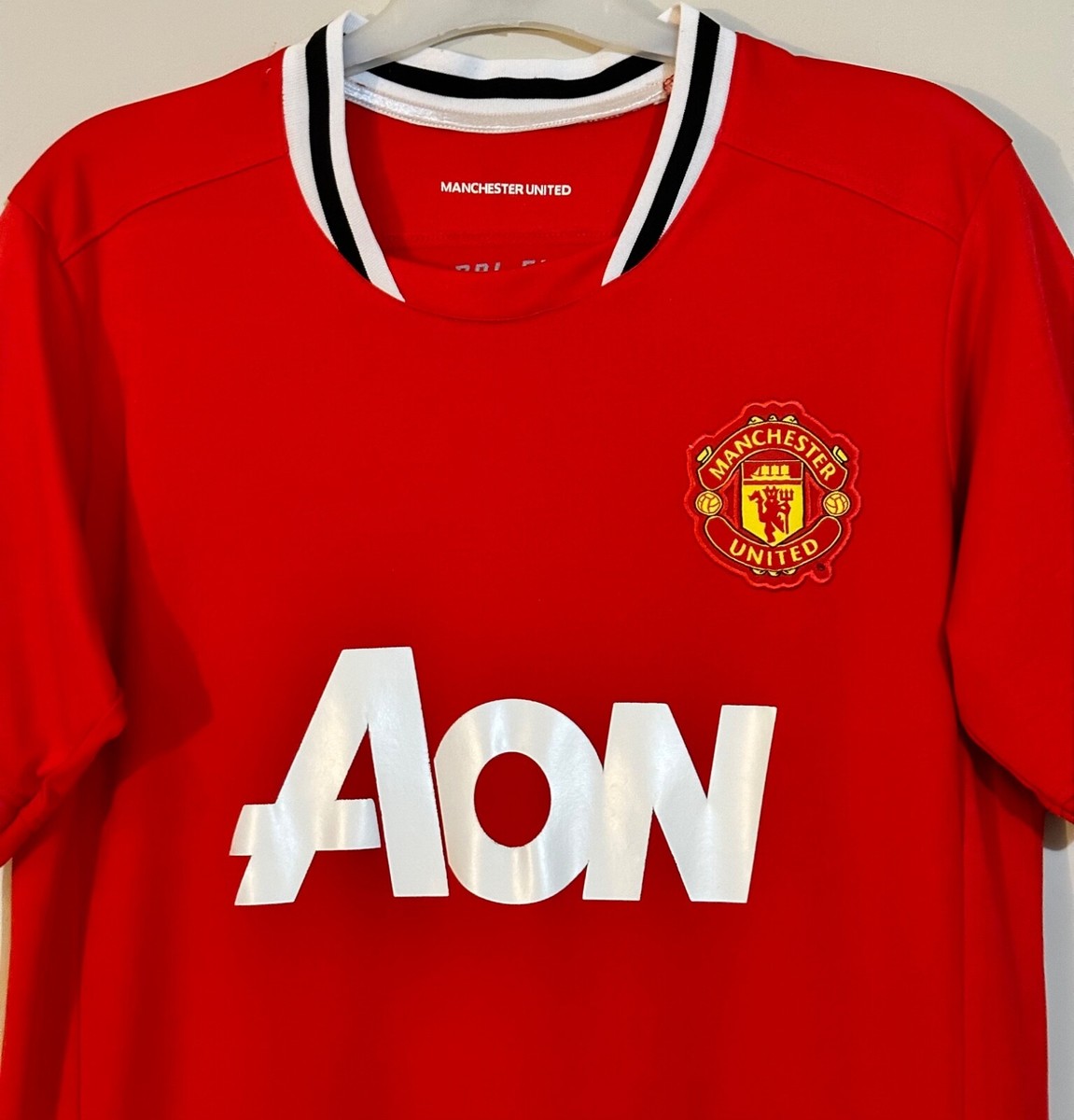 Manchester United Rooney #10 Soccer Jersey Men's Size Small