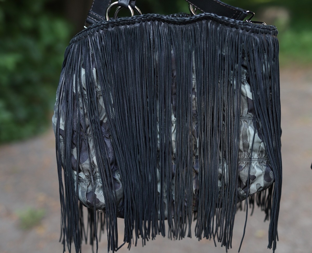 バッグ PRADA NYLON FRINGE DESIGN SHOULDER BAG PRADA NYLON FRINGE DESIGN SHOULDER BAG