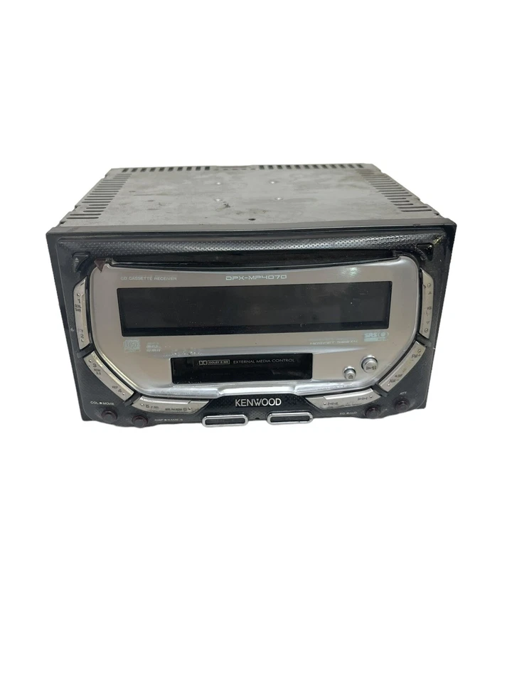 Kenwood DPX-mp4070 Dpx Mp4070 Double Din Car CD Cassette Radio Receiver - Image 4 of 4