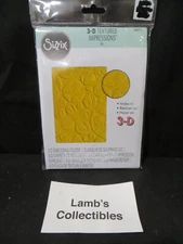Sizzix 3-D textured Impressions Embossing Folder Ellison 66511 Swiss Cheese