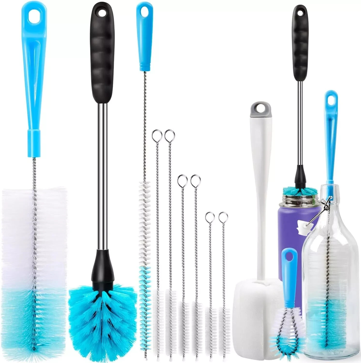 Brush Pipe Cleaning Kit Bong Brushes Water Bubbler Hose Tips