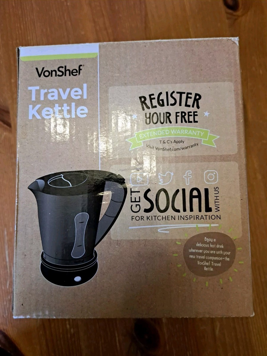 Vonshef Electric Vonshef Kettle Reviews New Vonshef Travel Kettle