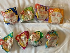 1998 McDonald's Disney Mulan On video Happy Meal Toys Complete Set of 8 Sealed