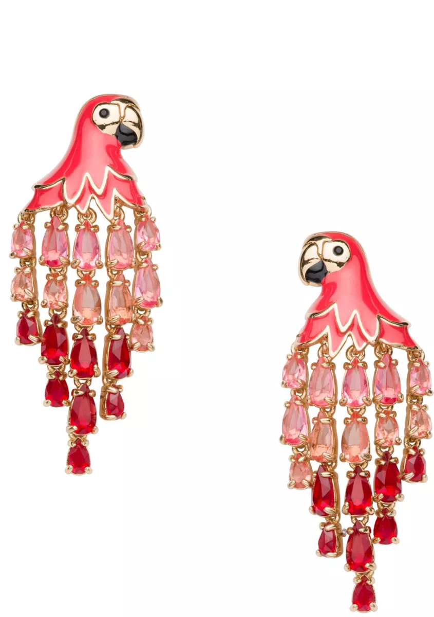 Kate spade parrot best sale earrings