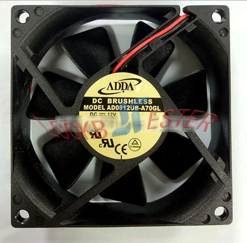For AD0812UB-A70GL ADDA DC12V 0.30A fan 80*80*25mm