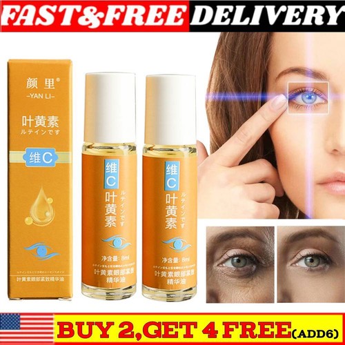 Neu VC Lutein Augenessenz Öl lindert Augenermüdung DinKiss VC Eye Lutein HOT~