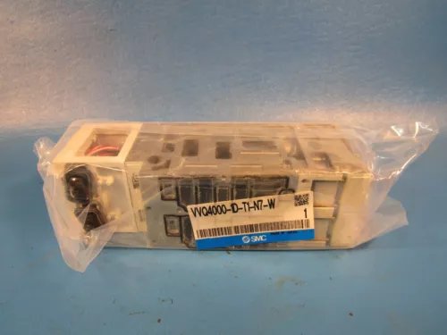SMC VVQ4000-1D-T1-N7-W mfld block assy, 2-sta, VV5Q41 MFLD, VQ4000 4/5-PORT