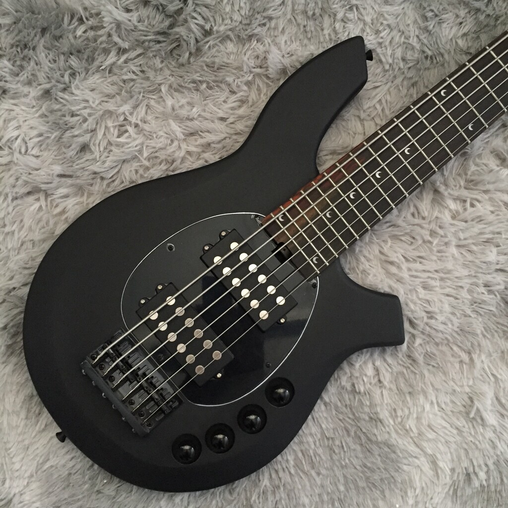 6 Strings Electric Bass Guitar Active Pickups Rosewood Fretboard Matt Black 24F eBay