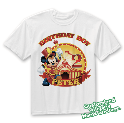Camisa de de carnaval de Mouse, de cumpleaños de la familia Mickey | eBay