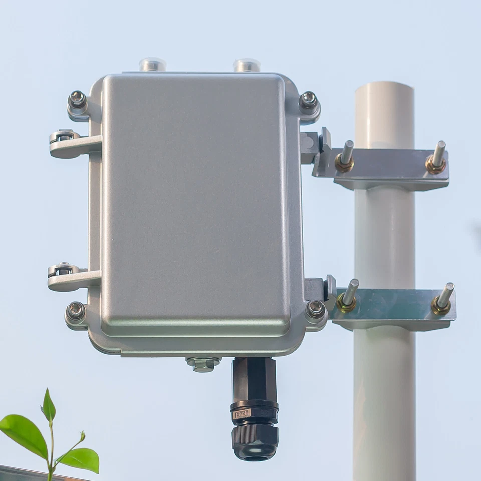 5GHz Long Range Outdoor WiFi Extender AP Router Bridge Mini Aluminum shell 2*N - Image 3 of 4