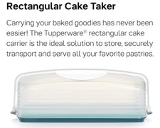 Tupperware Rectangular Cake TAKER Reversible ...