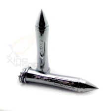 Custom 7/8”Handlebar grip for SUZUKI GSXR 1000 2010 2012 2013 2014 2015 CHROME