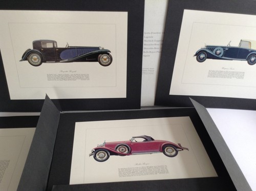 🔥Lot vintage🚗 DIE KLASSISCHEN WAGEN MOTOR JAHRE PRESSE VERLAG 1961 🔥✨ RARE ✨