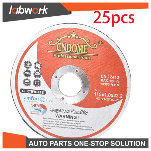 Labwork Cut off Wheel Metal Stainless Steel Cutting Disc 25 Pack 4.5"x.040"x7/8" - Picture 5 of 12