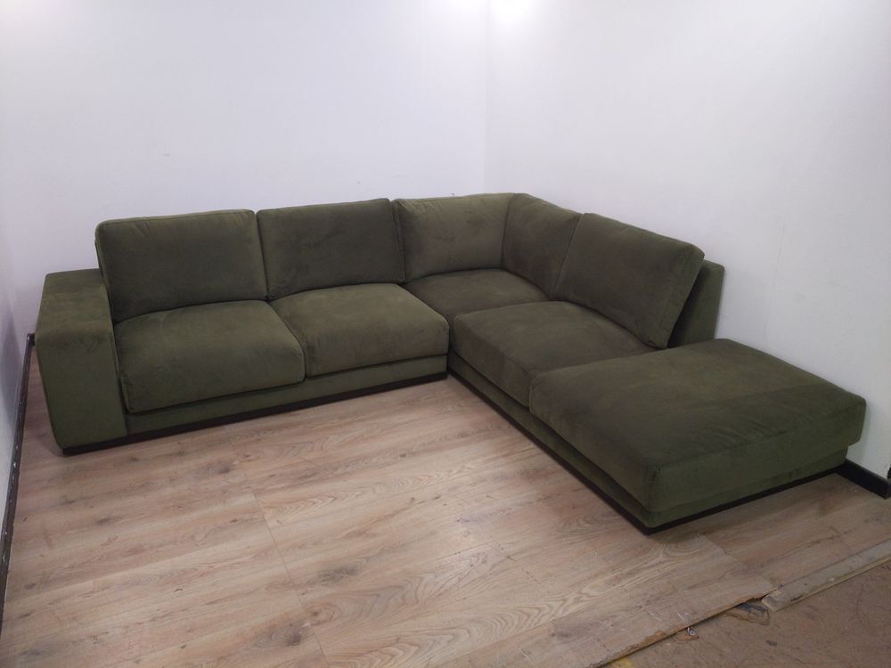 Swoon Denver Fern Easy Velvet Right Hand Corner Sofa RRP £4039 eBay