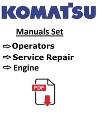 Komatsu Service SK818-5, SK820-5 TURBO Skid Steer Shop Service Manual + Operator