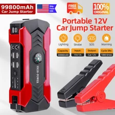 99800mAh Car Jump Starter Box Booster Jumper Power Bank Battery Charger Portable