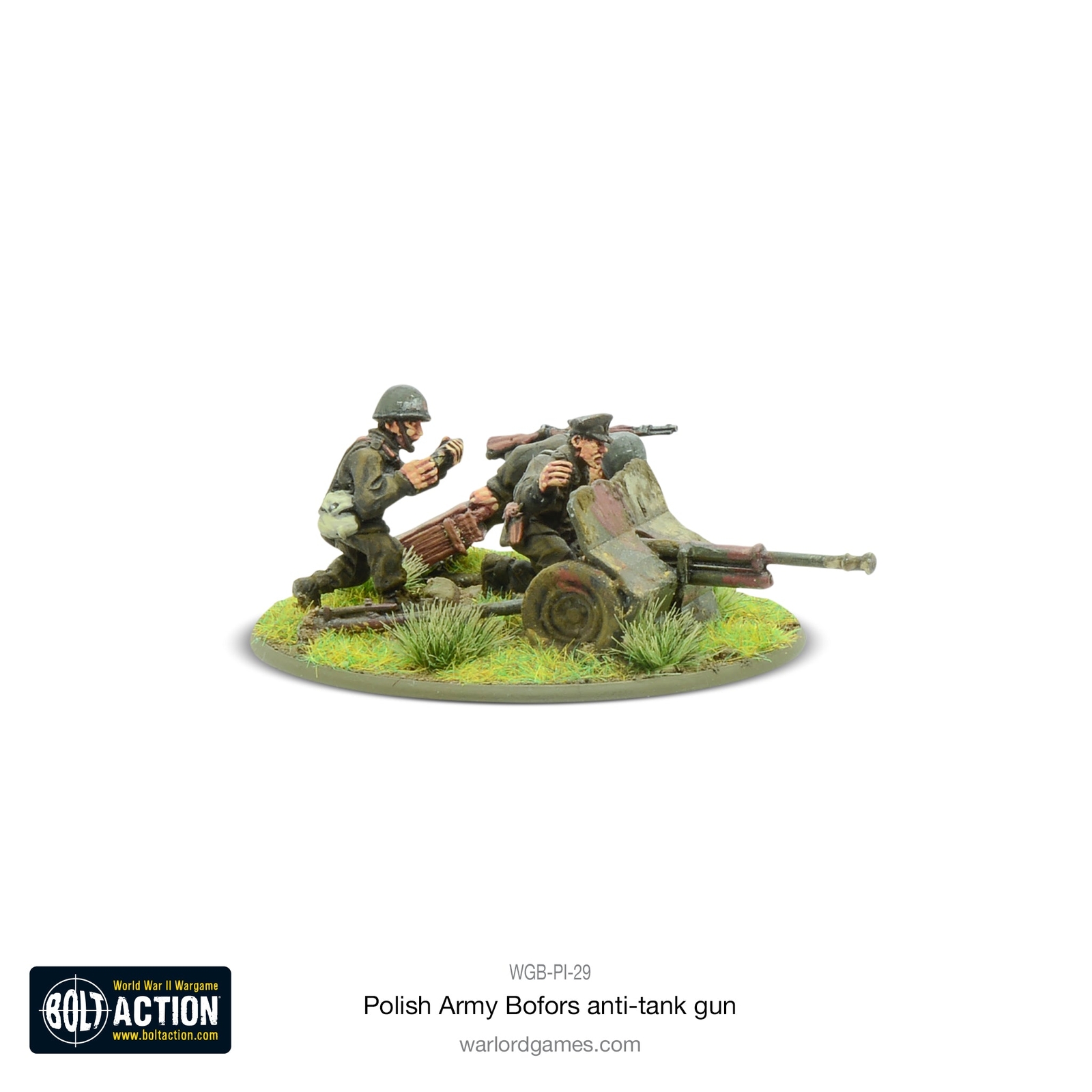 Bolt Action - Polish Army Bofors 37mm anti-tank gun - Warlord Games