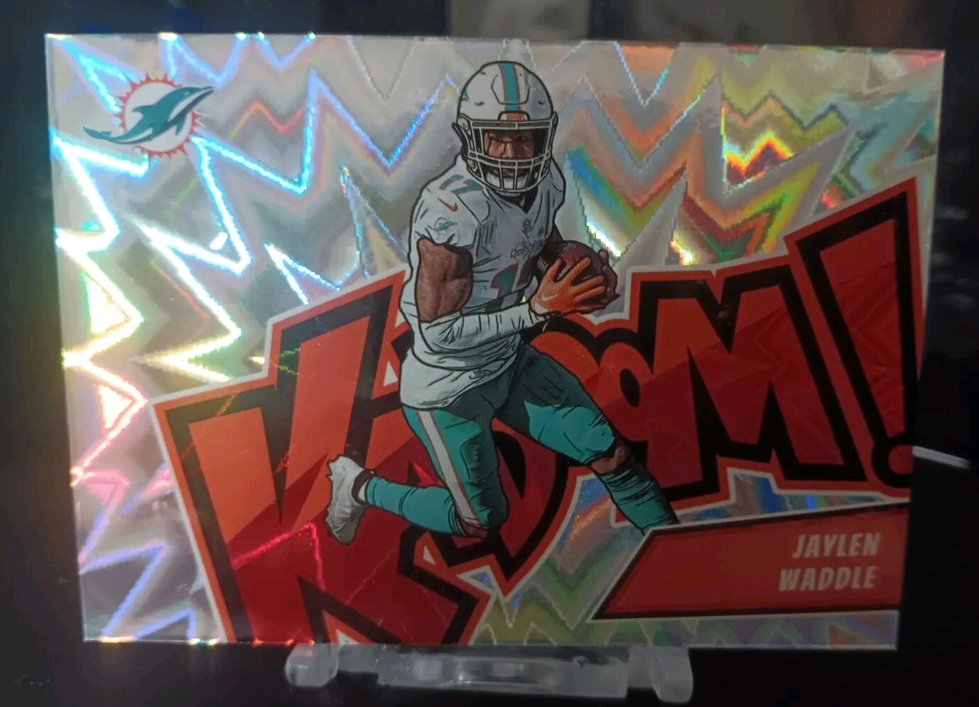 2023 Absolute Kaboom Jaylen Waddle Horizontal Panini Case Hit Dolphins