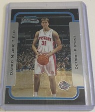Darko Milicic 2003 Bowman Chrome Rookie RC #130 Detroit Pistons RL01