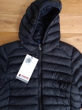 Bnwt Womens Invicta Size M Black Light Weight Padded Short With Hood Rrp£150