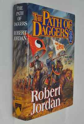 ROBERT JORDON THE PATH OF DAGGERS HARDCOVER SIGNED TRUE 1ST ED 1ST PRINT NEW