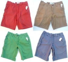 Mens AEROPOSTALE Solid Uniform Flat Front Shorts NWT #7094
