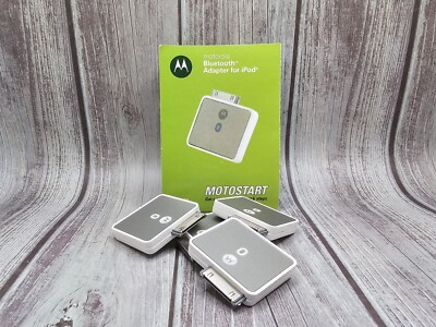 #ad Motorola D650 Bluetooth Stereo Headset Adapter For Apple IPOD SYN1976A Tested $20.00