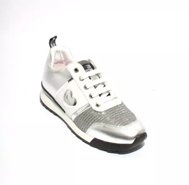 Moschino glitter platform sneakers hotsell