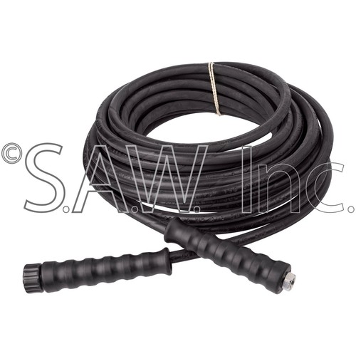 H040HD50 DeVilbiss 50ft 3600 PSI Hose M22 Twist and 1/4" Female Swivel Fittings - 第 1/4 張圖片
