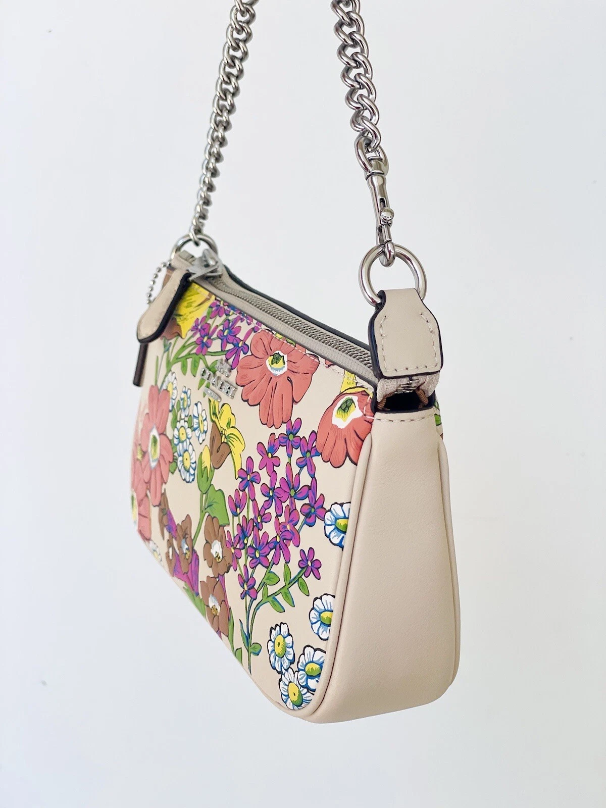 Coach CR365 Nolita 19 con stampa floreale nuovo con etichette