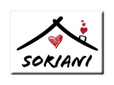 Soriani Calamita Magnete da Frigo Cognome Idea Regalo Scherzo
