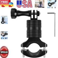 Premium Aluminum Camera Mount for Bikes: 360° Adjustable for All Action Cameras