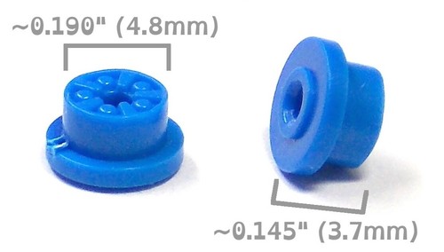 24 BTO New Made Aurora T-Jet Thunderjet HO Slot Car STANDARD Regular Wheels MIX - Picture 6 of 7