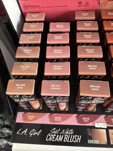 L.A. Girl Soft Matte Cream Blush Display + Product - Picture 2 of 5