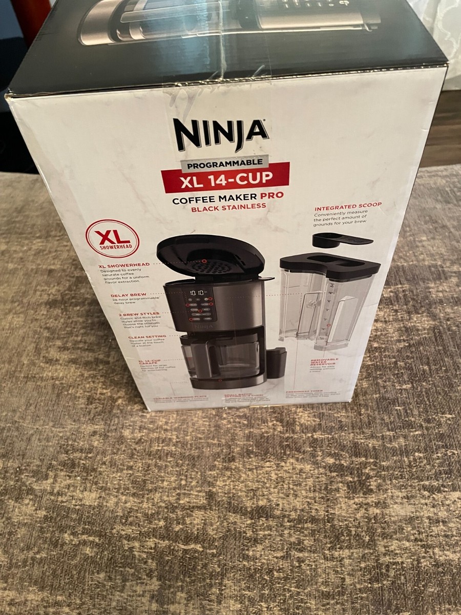 Ninja Programmable XL 14-Cup Coffee Maker PRO Black DCM201BK | eBay