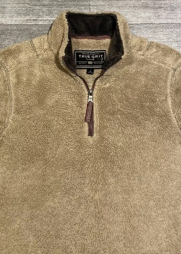 Zip Sherpa Fleece Pullover Men 