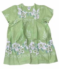 Anthony Richards House Sun Dress Green Tropical Floral MuuMuu Size 1X new