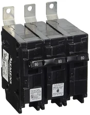 SIEMENS B380 80-Amp Three Pole 240-Volt 10KAIC Bolt in Breaker, COLOR