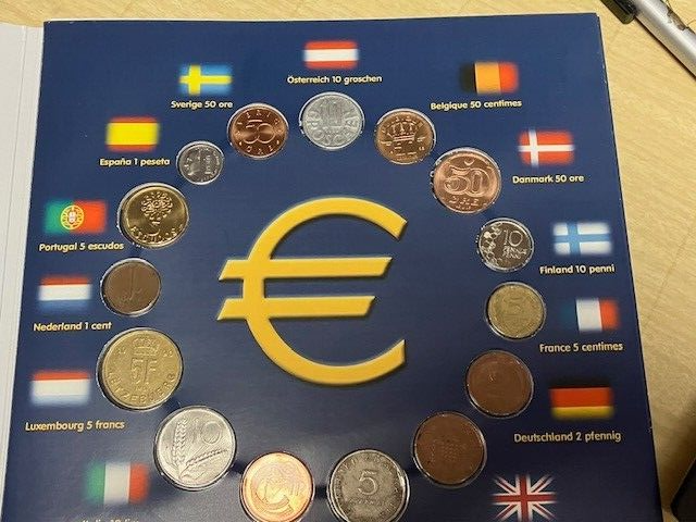 The Last European Coins Set Of 15 Uncirculated Coins | eBay