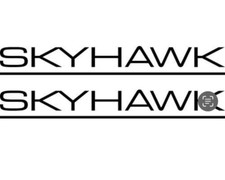 – Cessna 172 Skyhawk Aircraft Decals – (Set Of 2) – OEM New Oracle