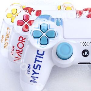 Custom Pokemon Go Playstation 4 Controller Housing Shell Ps4 V1 Mod Kit Ebay