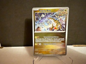 Raging Bolt 111 2024 Pokemon Stellar Crown Reverse Holo Rare Card NM+
