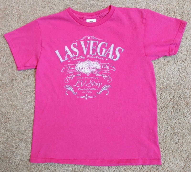 Delta Pro Weight Girls Sz M Short Sleeve Pink short sleeve T-Shirt Las Vegas EUC